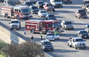 car accident on I-10 between Katy and Houston TX