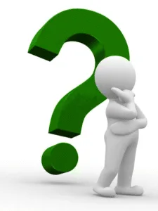 man with questions