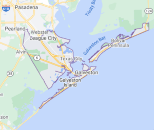 Galveston County Map